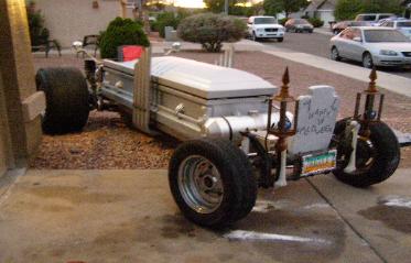 Custom Coffin Car
